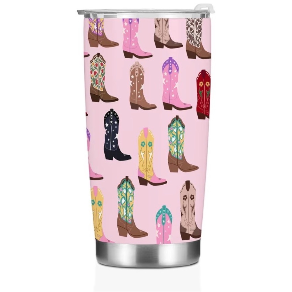 20 oz Stainless Steel Tumbler - Cowgirl